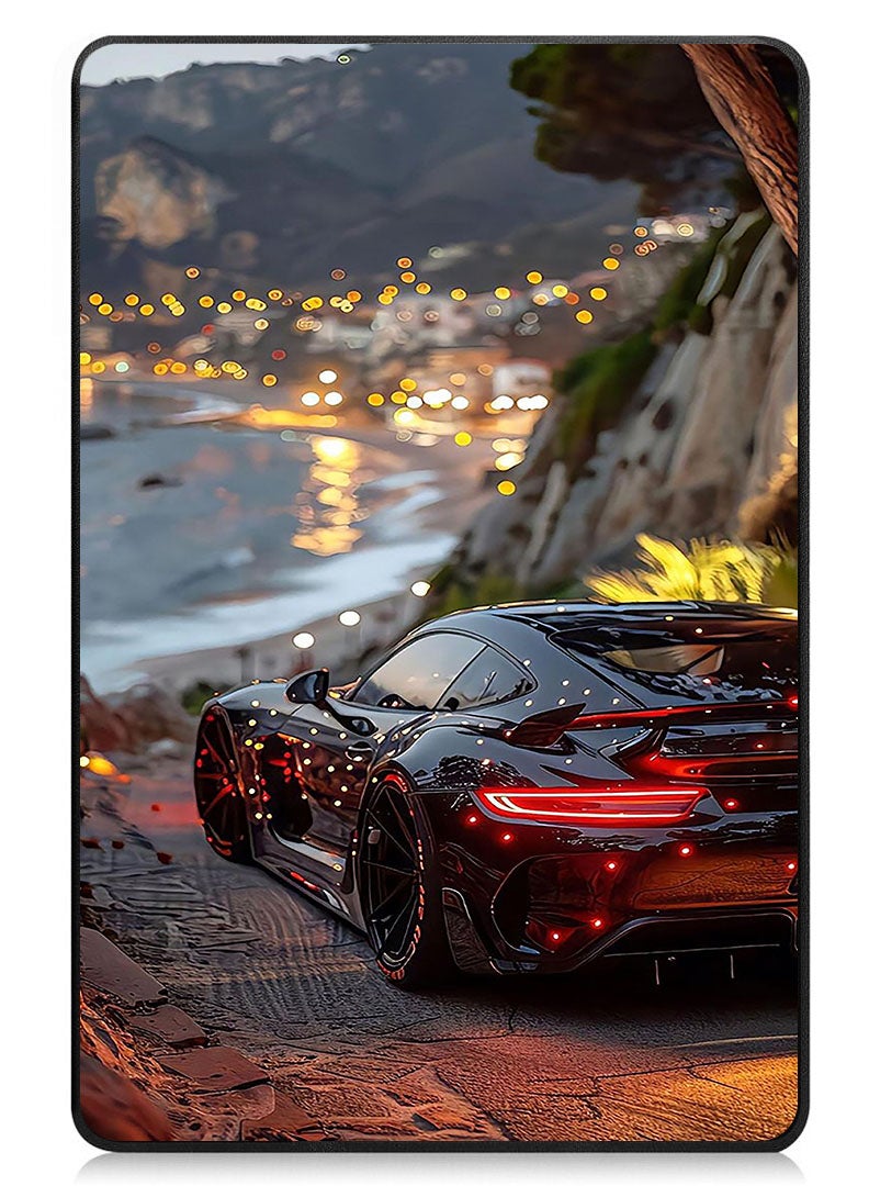 Theodor Protective Flip Case For Huawei MatePad SE 11 (2024) With Trifold Stand Auto Wake Sleep Shockproof Cover Car (1) - Image 1