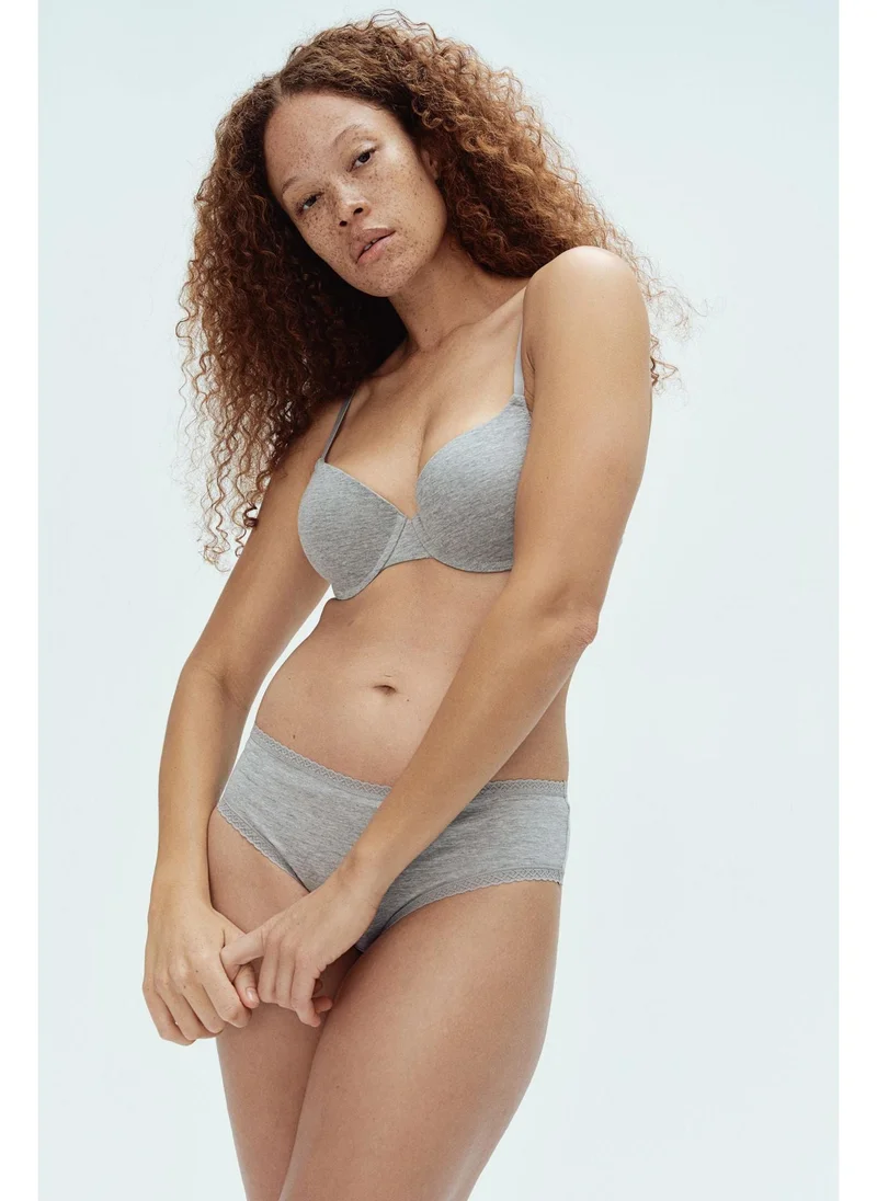 H&M 2-pack padded cotton T-shirt bras