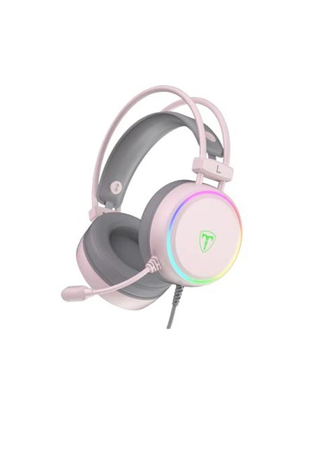 Stereo Gaming Headset for PS4 PC Xbox One PS5 Controller, Over Ear Headphones with Mic, RGB LED Light, Bass Surround, Soft Memory Earmuffs for Laptop Mac Nintendo NES Games