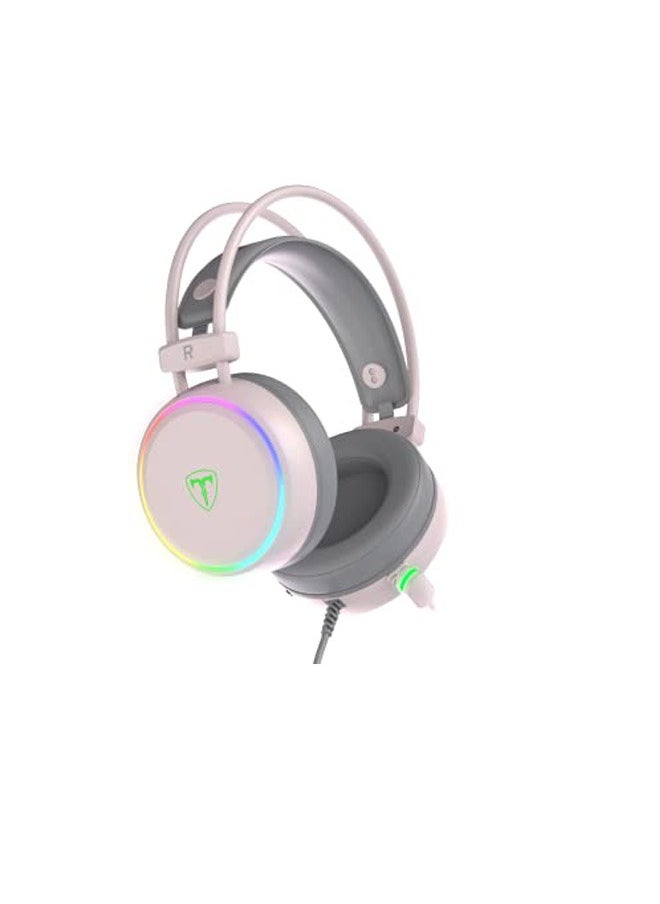 Rock Pow Stereo Gaming Headset for PS4 PC Xbox One PS5 Controller, Over Ear Headphones with Mic, RGB LED Light, Bass Surround, Soft Memory Earmuffs for Laptop Mac Nintendo NES Games  - Image 4