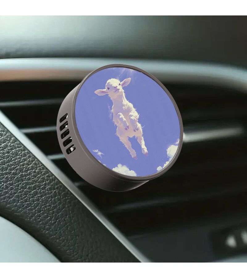 1 قطعة من موزع عطر السيارة بنمط Goat 154 بدون عطر، مشبك فتحة تهوية عطر السيارة، ديكور داخلي للسيارة عالي الجودة، مشبك فتحة تهوية لموزع الزيوت العطرية للسيارة. - Image 1