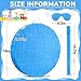 Jenaai 16 Inch Round Blue Piata Large Circle Blank Piata with Stick Blindfold and Confetti for Adults and Kids Birthday Parties Game DIY Wedding Celebration Baby Shower Carnival Party Supplies - Image 2