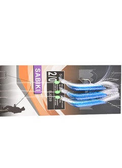 Generic Sea Fishing Saltwater Sabiki Hook Rigs Blue Tube Tuna Lures Trolling Fishing Herring Bait Jig soft lure Sabiki lure, Ideal For Freshwater and Saltwater  - Image 3
