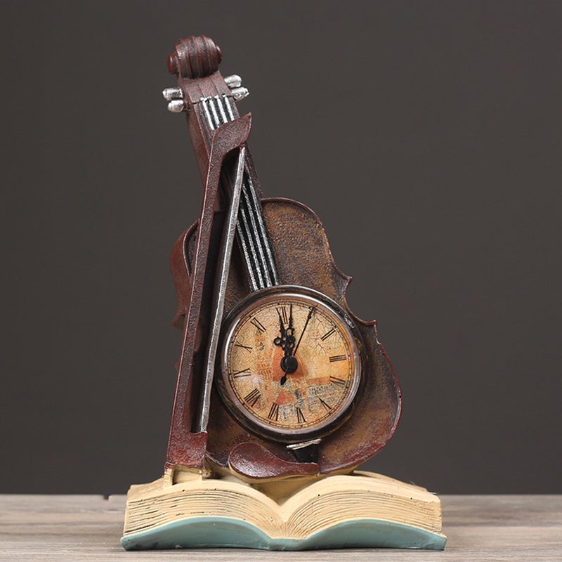 2pcs Resin Book Violin Table Decor Home Desk Craft Living Room Ornaments - Image 5