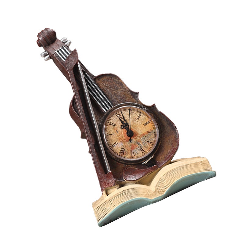 2pcs Resin Book Violin Table Decor Home Desk Craft Living Room Ornaments - Image 4