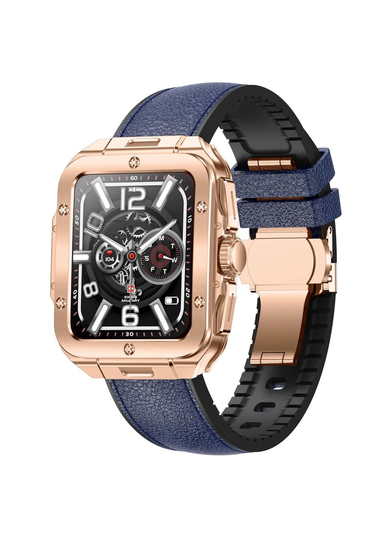 Swiss Military Alps 2 Smartwatch with Call Features, Music Playback, 1000 Songs Storage, IP67, Fitness & Health, Magnetic Charging, 7-12 Days Battery Life, iOS/Android Compatible - Gun Metal Black - pzsku/Z62F14D46C477B232C0A8Z/45/_/1700722944/01727b09-5bdb-4a09-8b7b-ceece0b44e38