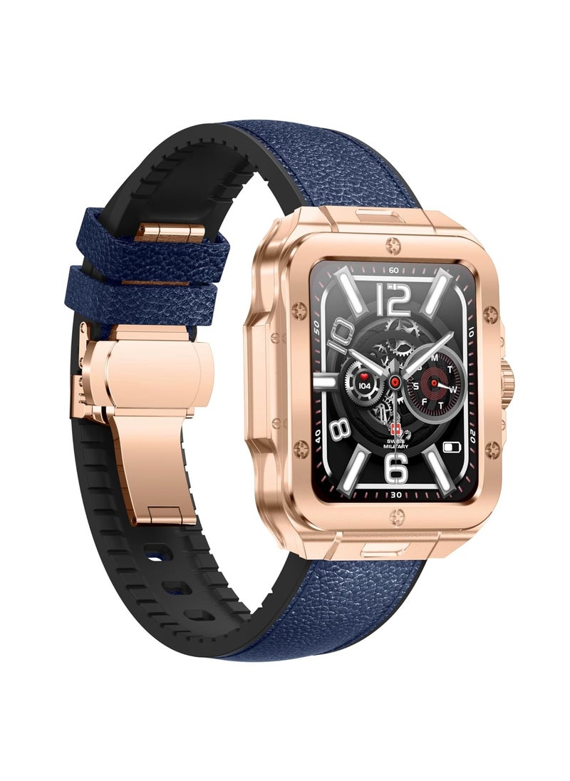 Swiss Military Alps 2 Smartwatch with Call Features, Music Playback, 1000 Songs Storage, IP67, Fitness & Health, Magnetic Charging, 7-12 Days Battery Life, iOS/Android Compatible - Gun Metal Black - pzsku/Z62F14D46C477B232C0A8Z/45/_/1700722944/b044e1fc-36aa-4671-af79-20375e39a8e0