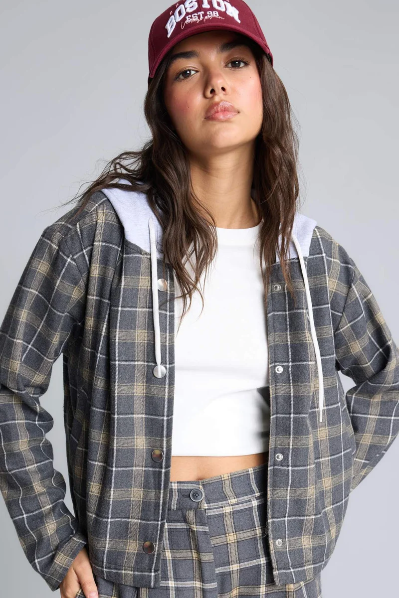 ديفاكتو Hooded Blazer