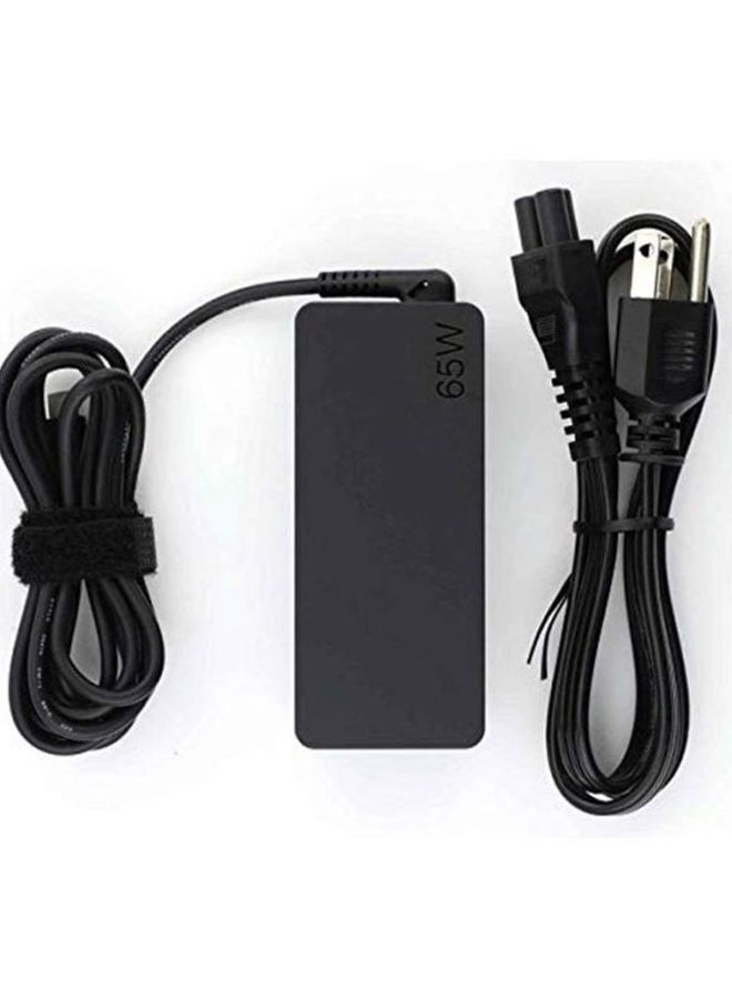 Lenovo ThinkPad Laptop Charger 65W USB Type-C AC Power Adapter for X1 Carbon 2017 2018,T580 E580 X280 E485 A485 T480S,Yoga 920 720 730 L380,New S1 S2 2018, L480 L580,ADLX65YDC2A Black - Image 3