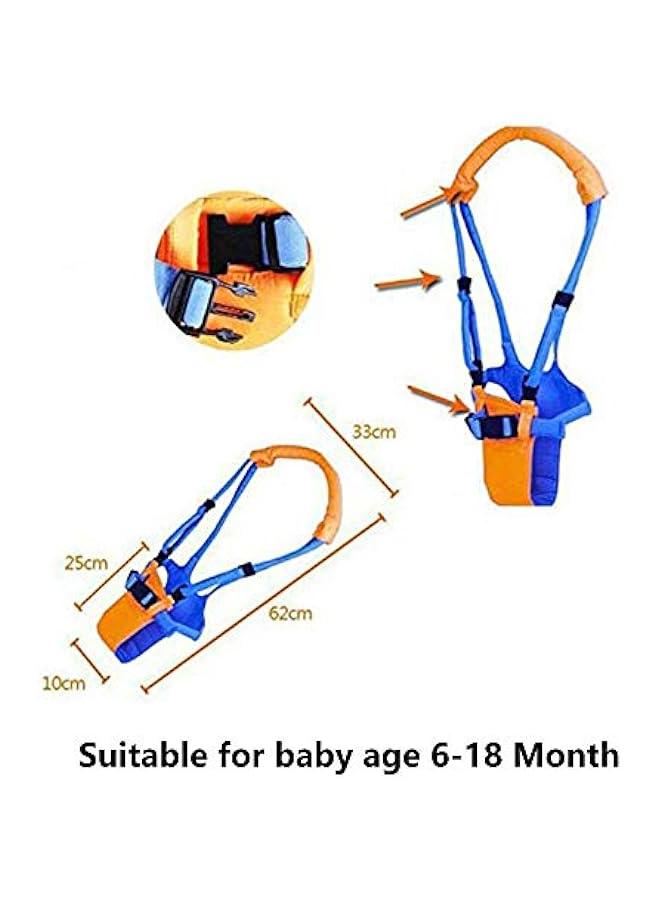 Adjustable Baby Walker Harness with Safety Leashes for Infant Learning Walk - Kids Moonwalk Helper - Image 2