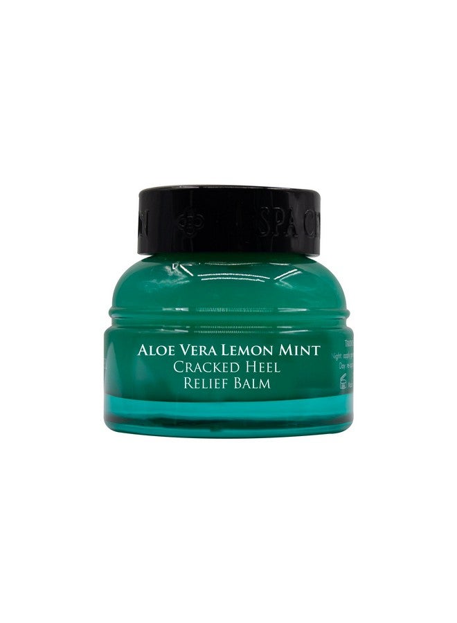 Spa Ceylon Aloe Vera Lemon Mint Cracked Heel Relief Balm | Vegan, Organic Heel Cream for Cracked Heel & Dry Feet, 25g - Image 1