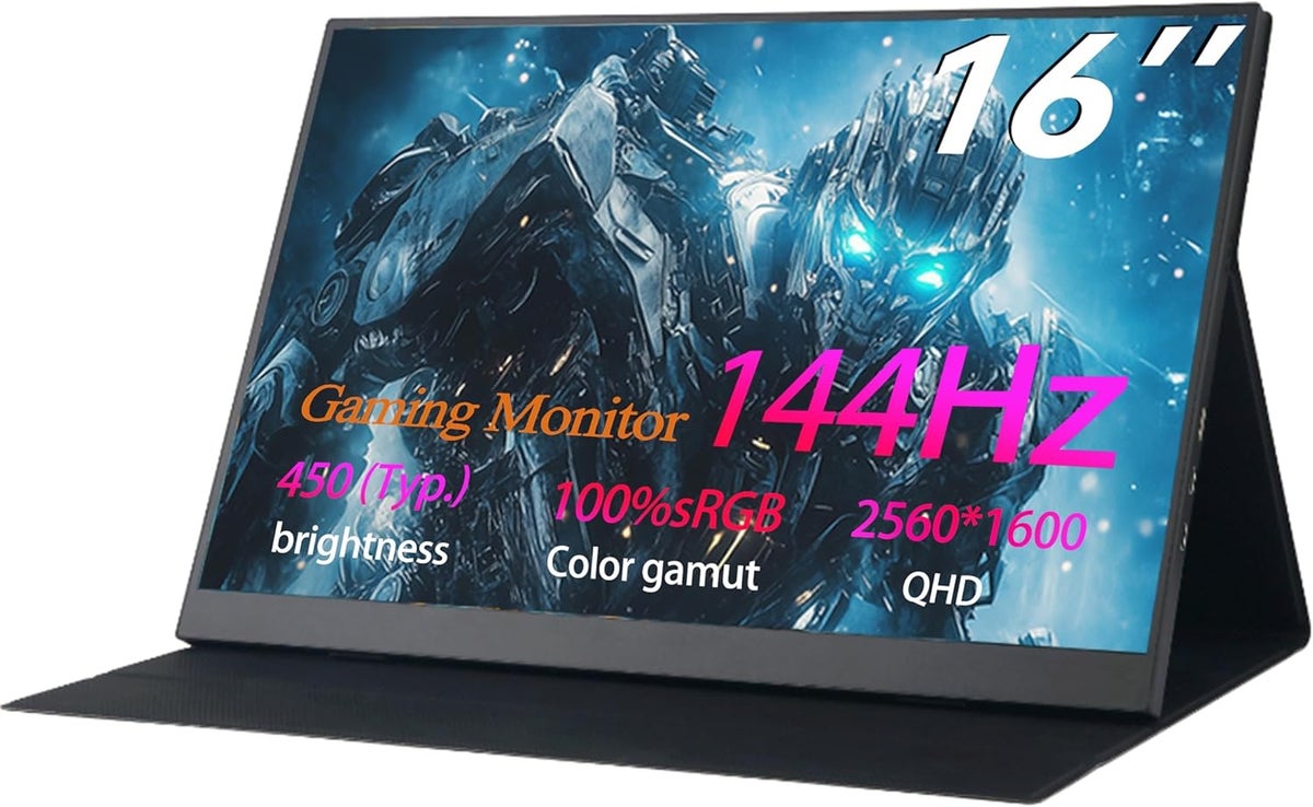 جيستون Jeeston Portable Screen Monitor 2 5k Qhd 2560x1600 16 inch