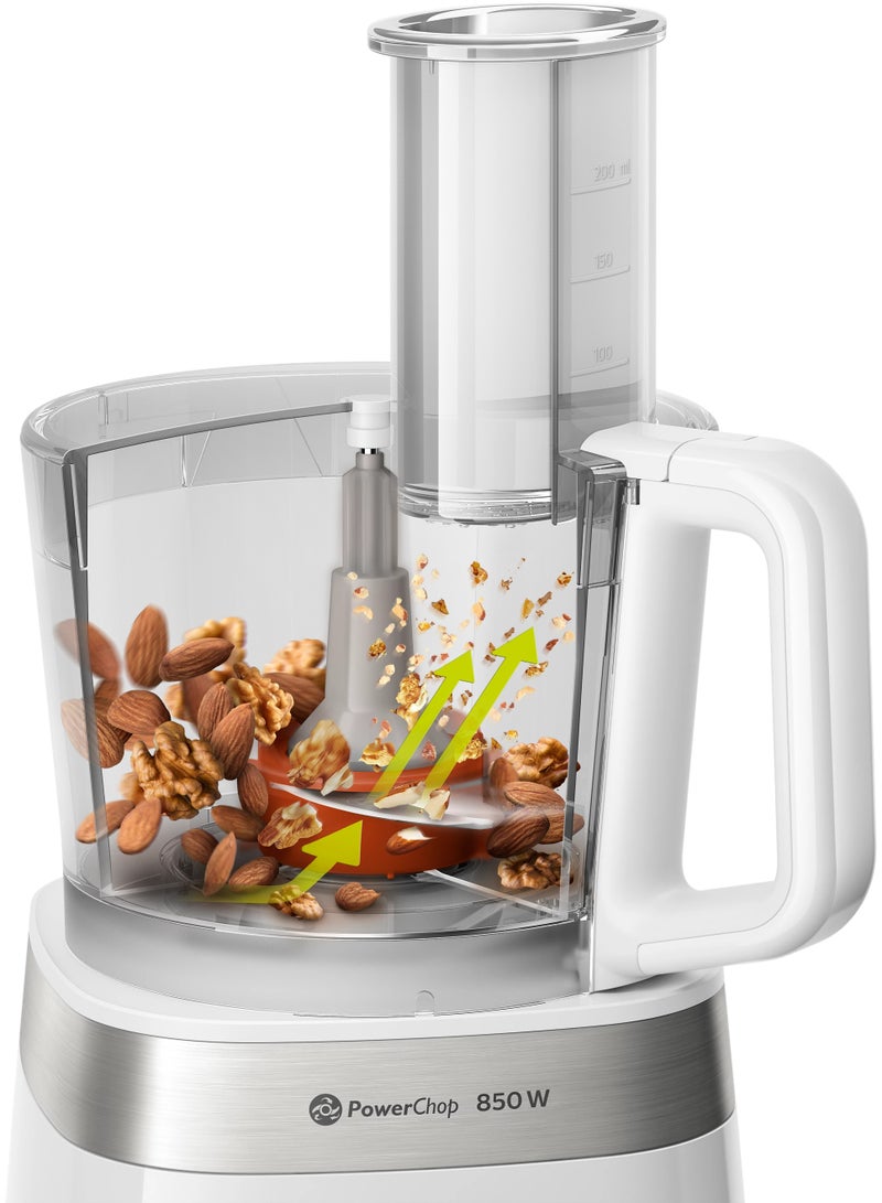 Philips Viva Collection 31 Functions, Food Processor 2.1 L 850 W HR7530/01 White 2.1 L 850 W HR7530/01 white - Image 4