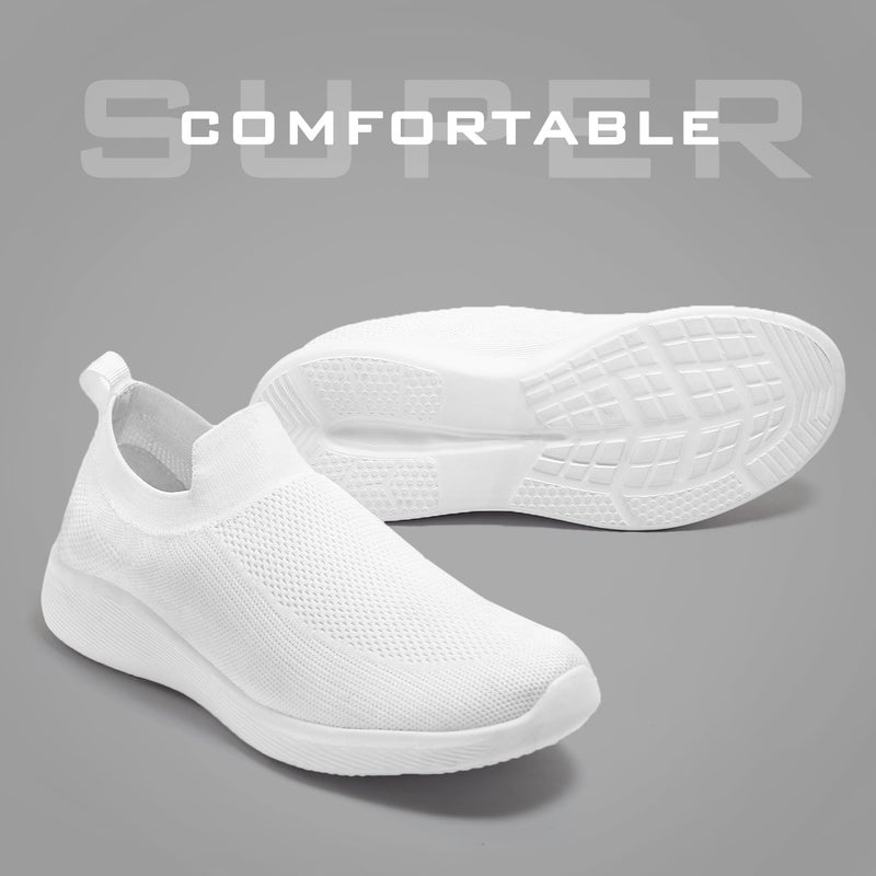 Face أحذية أيرفلو للرجال باللون الأبيض - Image 4