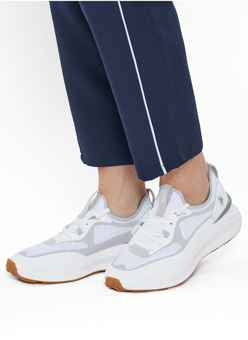 U.S. Polo Assn. - Women's White Low-Top Ultra-Light Shoe – Your All-Day Friend Who Really Cares for Your Feet, from Morning Jogs to Late-Night Strolls! - Image 1