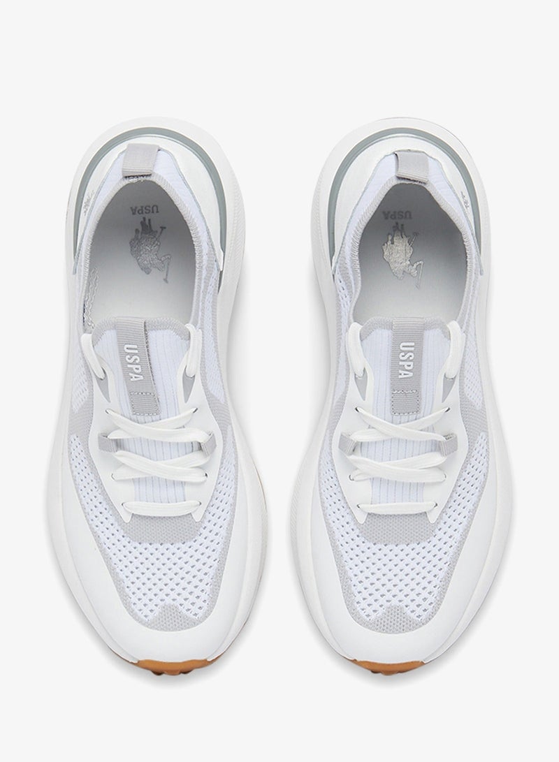 U.S. Polo Assn. Women's White Low-Top Ultra-Light Shoe Shoes - Your All-Day Friend Who Really Cares for Your Feet, from Morning Jogs to Late-Night Strolls! - Image 4