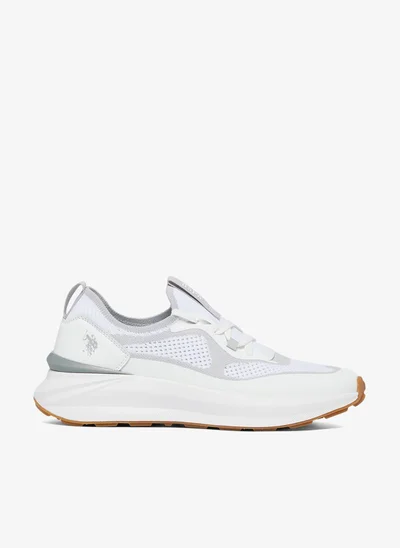 U.S. Polo Assn. Women's White Low-Top Ultra-Light Shoe Shoes - Your All-Day Friend Who Really Cares for Your Feet, from Morning Jogs to Late-Night Strolls!