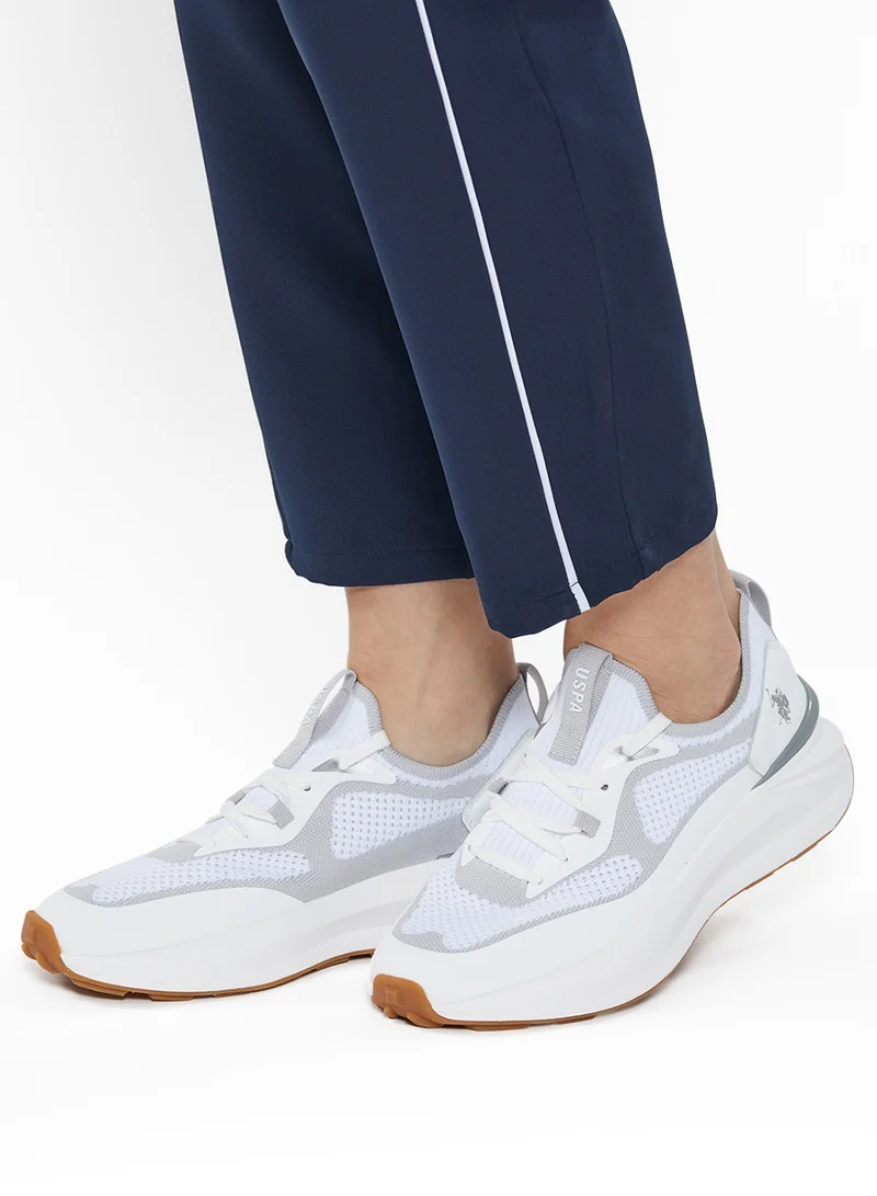 U.S. Polo Assn. White Women's White Low-Top Ultra-Light Shoe Shoes - Your All-Day Friend Who Really Cares for Your Feet, from Morning Jogs to Late-Night Strolls! for Women | Best Price UAE