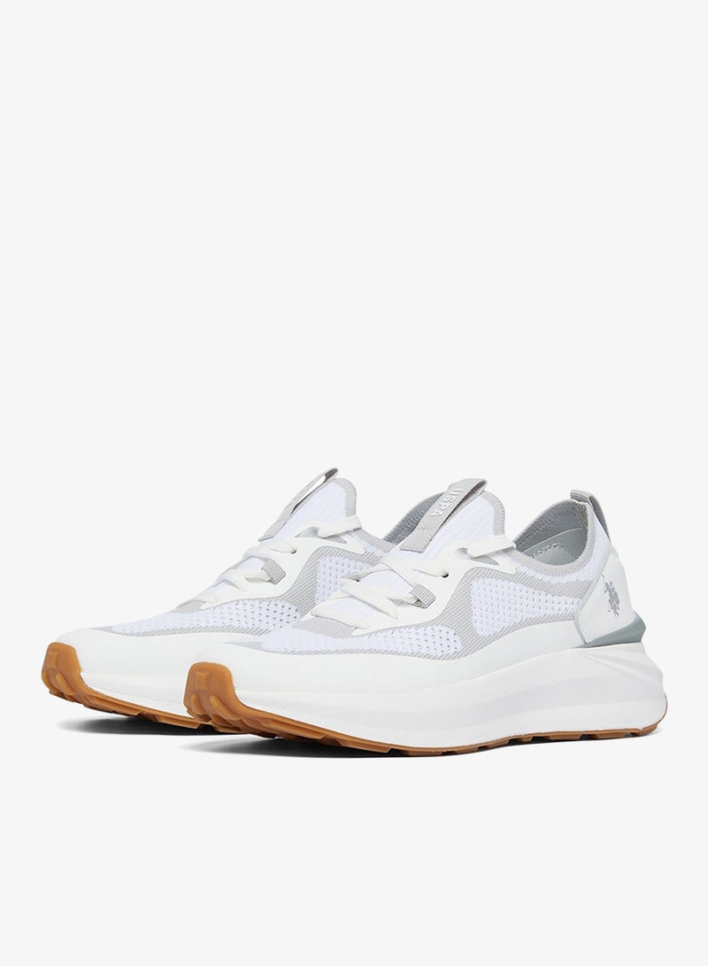 U.S. Polo Assn. Women's White Low-Top Ultra-Light Shoe Shoes - Your All-Day Friend Who Really Cares for Your Feet, from Morning Jogs to Late-Night Strolls! - Image 3