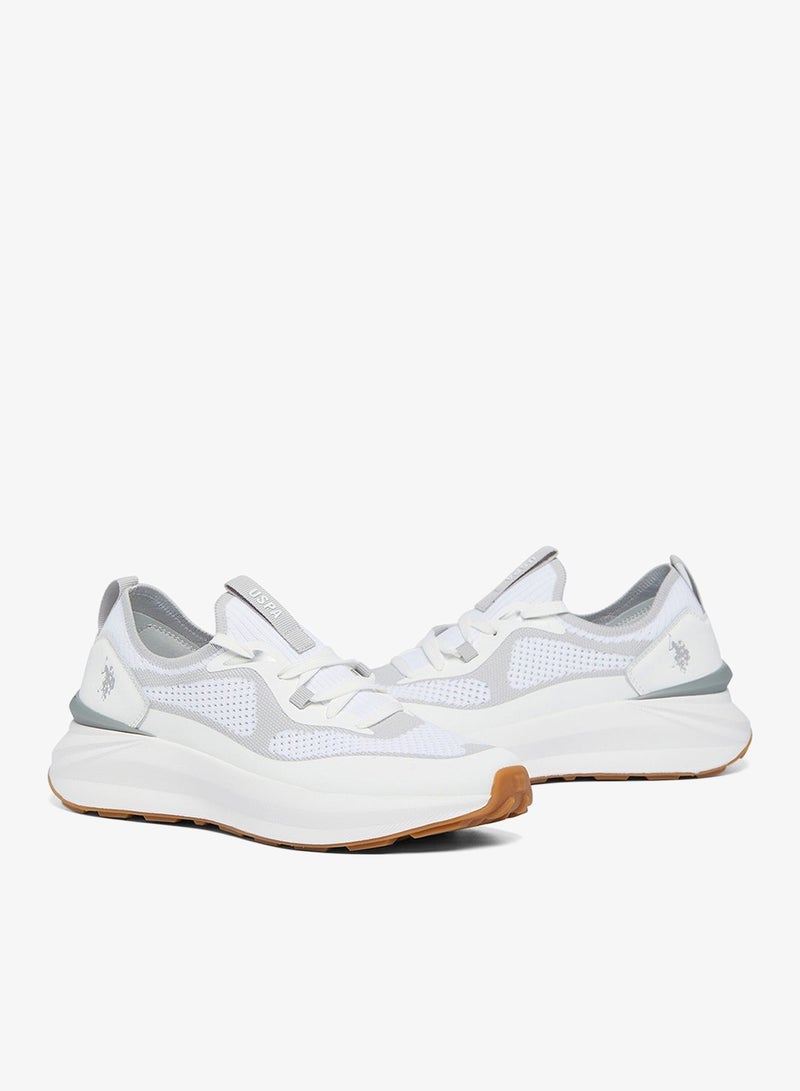 U.S. Polo Assn. Women's White Low-Top Ultra-Light Shoe Shoes - Your All-Day Friend Who Really Cares for Your Feet, from Morning Jogs to Late-Night Strolls! - Image 4