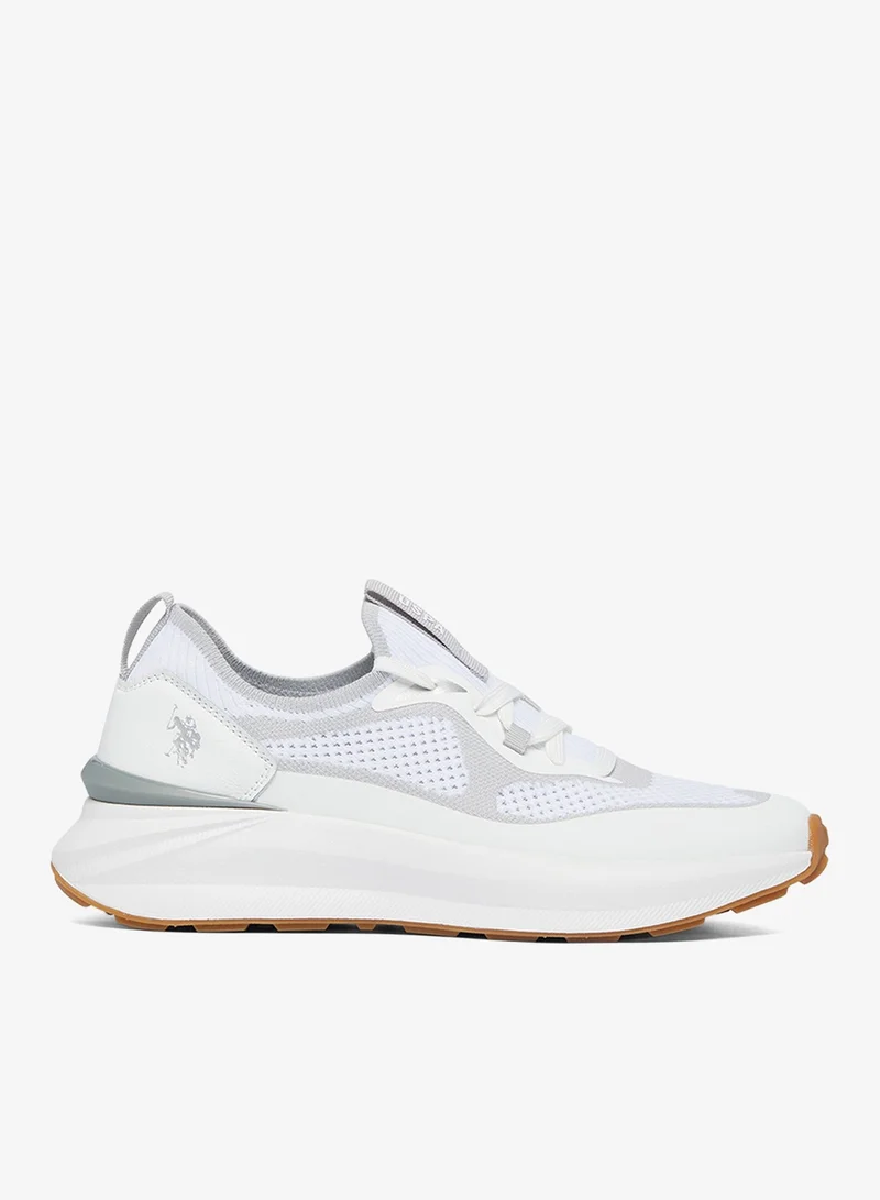 U.S. Polo Assn. Women's White Low-Top Ultra-Light Shoe Shoes - Your All-Day Friend Who Really Cares for Your Feet, from Morning Jogs to Late-Night Strolls!