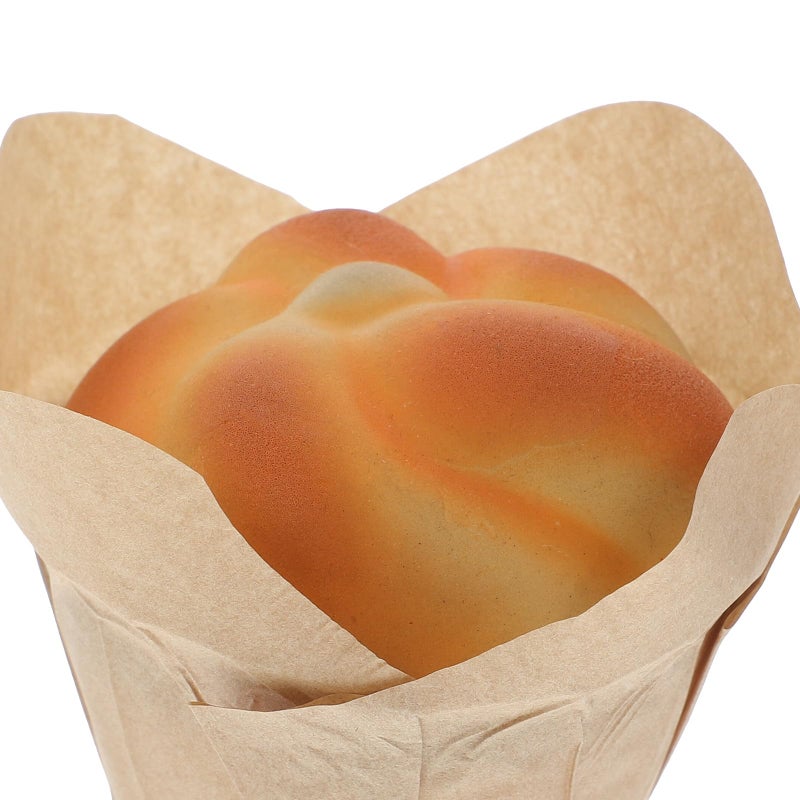 أكواب الخبز الورقية القابلة للتخلص من الحجم المتوسط بألوان طبيعية 100 قطعة بطانة الكعك - Image 4