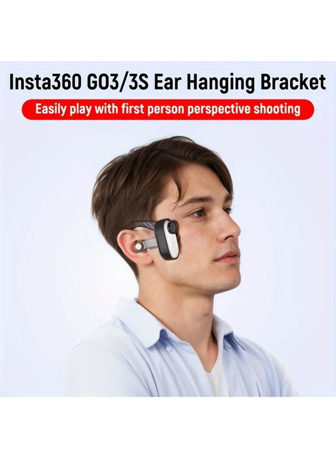 Insta360 GO 3 Magnetic Head Strap Black Hands Free Action Camera Mount - Image 2