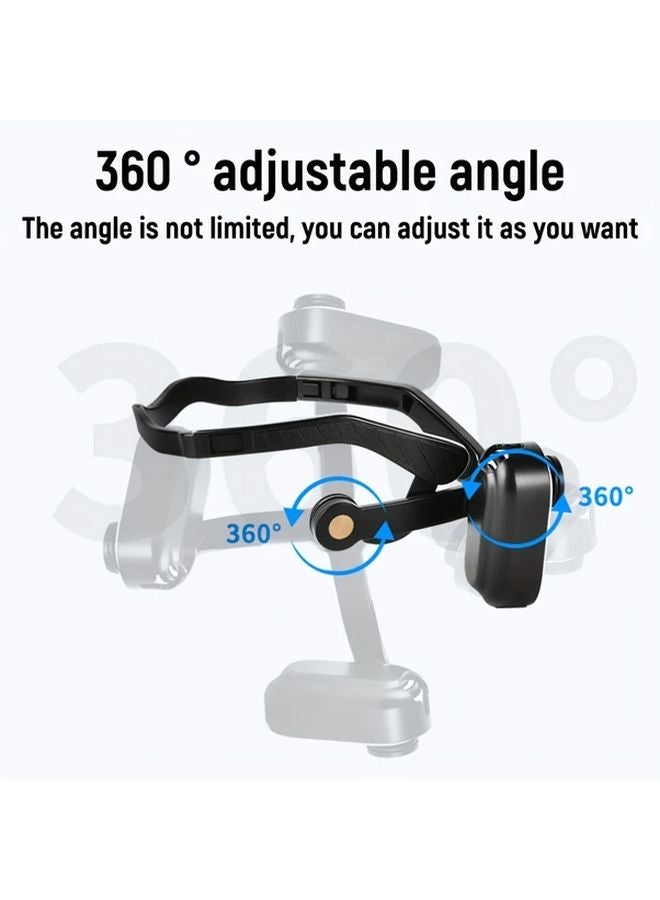 Insta360 GO 3 Magnetic Head Strap Black Hands Free Action Camera Mount - Image 5