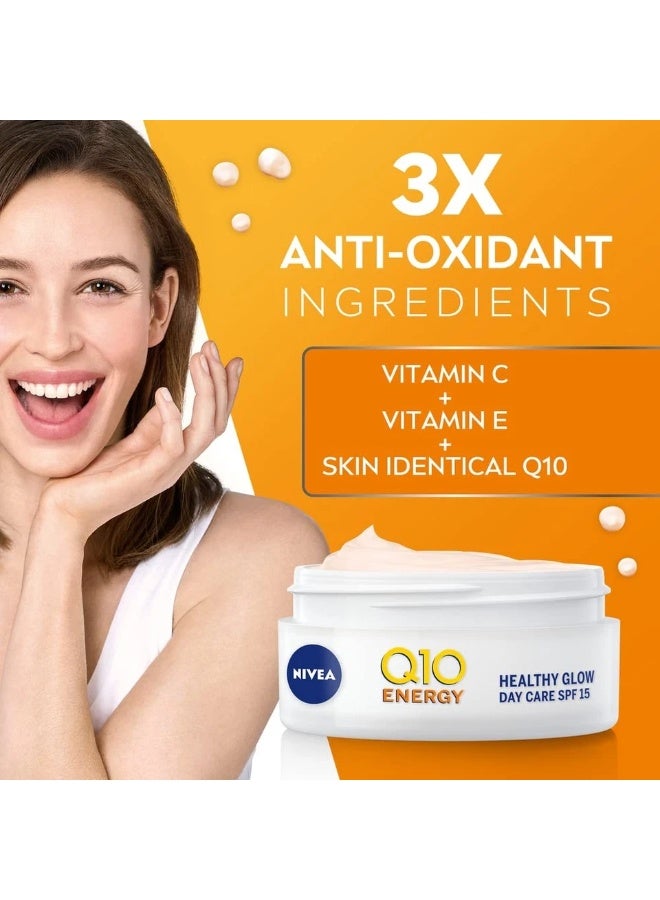 Nivea Nivea Q10 Energy Healthy Glow Day Cream 50ml - Image 2