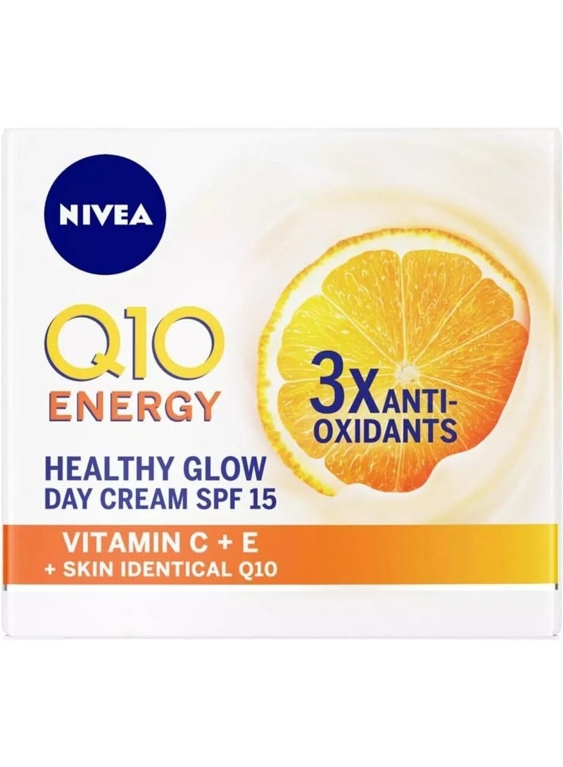 Nivea Nivea Q10 Energy Healthy Glow Day Cream 50ml - Image 1
