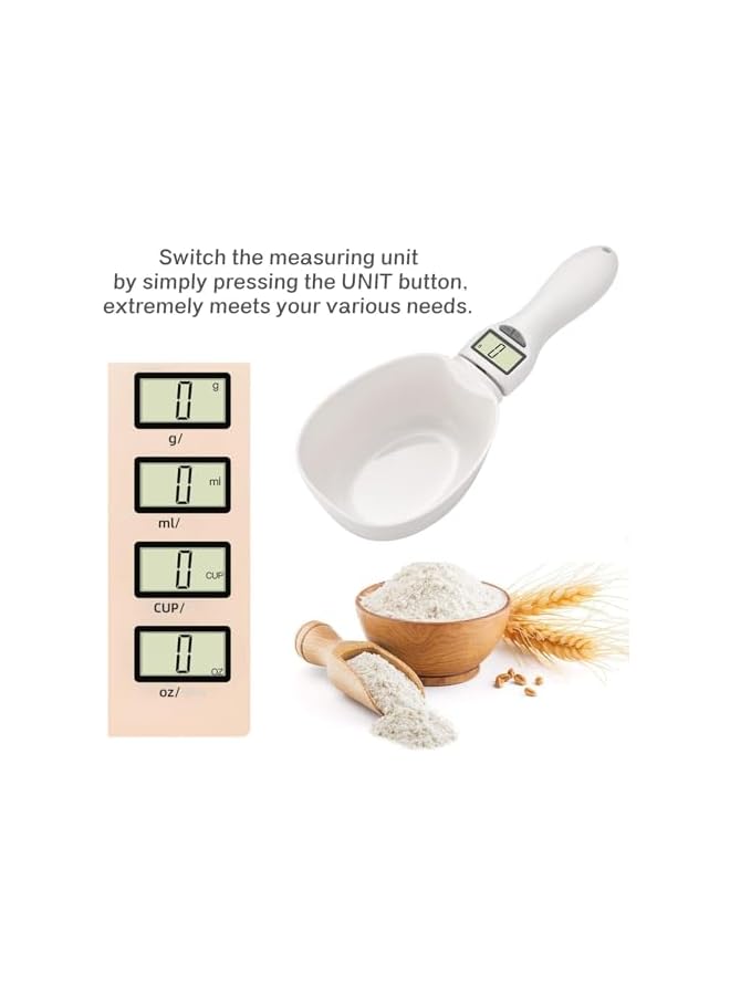 promass Smart Electronic Weighing Spoons | Portable Measuring Spoons for Pets, Cats, Dogs, Mini Electronic Kitchen, Digital Food Spoons, Scales with LED Display.. - Image 4
