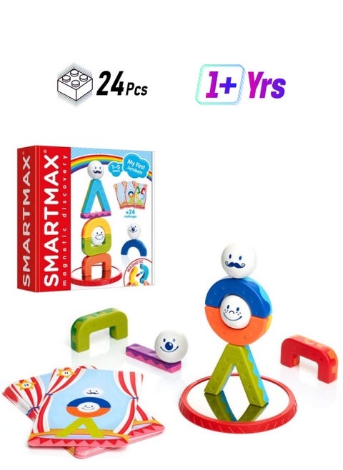 My First Acrobats Stem Magnetic Toy With Building Challenges For Ages 1.5 5