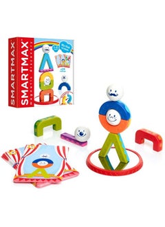 SmartMax My First Acrobats Stem Magnetic Toy With Building Challenges For Ages 1.5 5  - Image 1