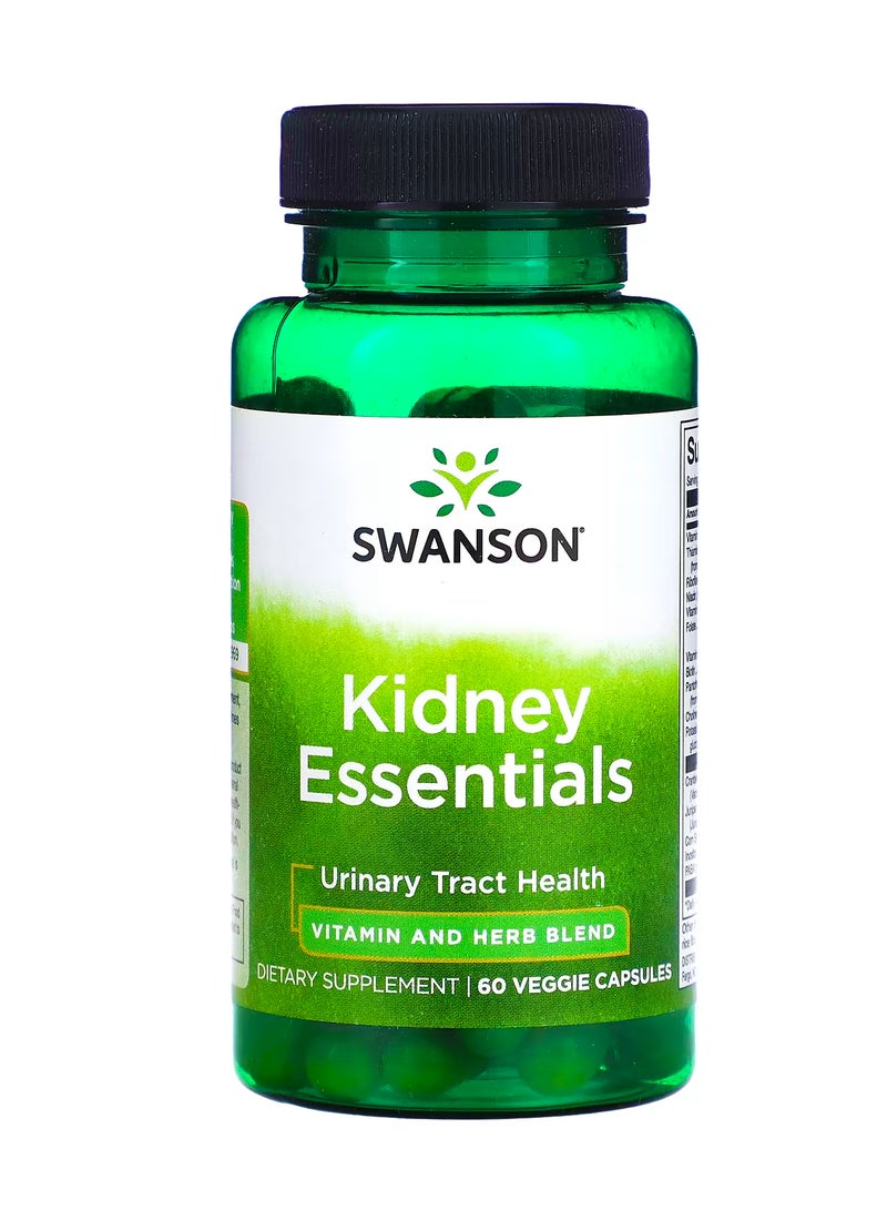 سوانسون أساسيات الكلى  60 كبسولة نباتية