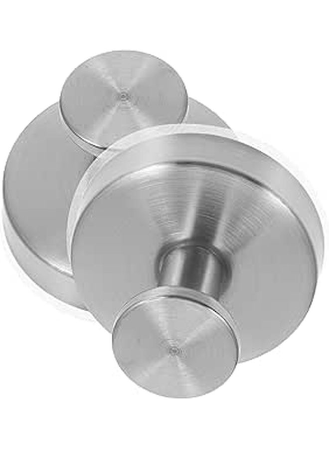 2 Pack Stainless Steel Suction Cup Towel Hooks No Drill Shower Storage - Image 1