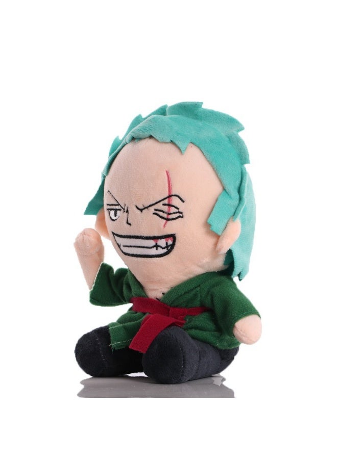 هالامودو واحد قطعة Roronoa زورو ف نسخة من أفخم دمى ، 20 سم - هدايا عيد ميلاد وتزيين غرفة نوم ، غرفة المعيشة ، منطقة مكتب البنود الحلوة ، فضلا عن مكتب لعبة الاسترخاء - Image 2