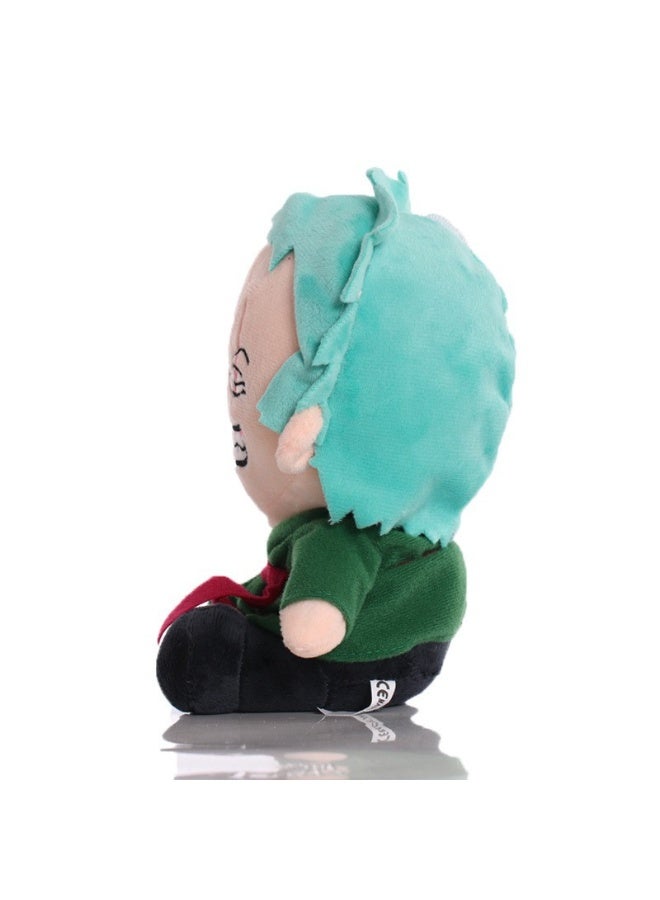 هالامودو واحد قطعة Roronoa زورو ف نسخة من أفخم دمى ، 20 سم - هدايا عيد ميلاد وتزيين غرفة نوم ، غرفة المعيشة ، منطقة مكتب البنود الحلوة ، فضلا عن مكتب لعبة الاسترخاء - Image 3