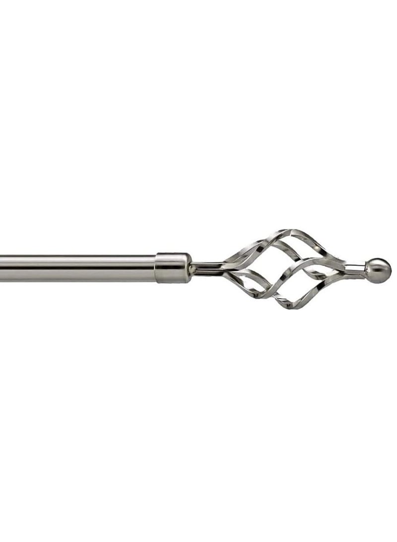 DubaiGallery Adjustable Curtain Rod Single Pole - Image 2
