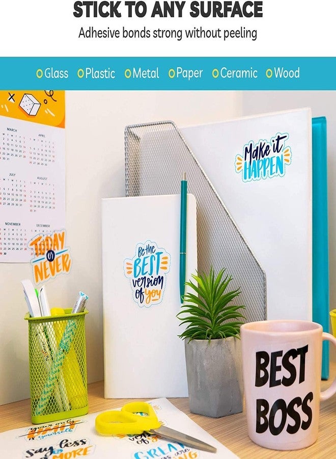 GMP 50 Clear Self Adhesive Sticker Photo Paper for Inkjet and Laser Printer (Transparent) Waterproof, Dries Quickly, Tear Resistant DIY Sticker Printing Label Art (A4-50 Sheets) - Image 2