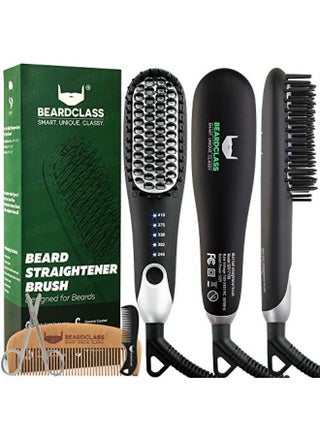 Premium Beard Straightener Comb - Usa Designed For Beards! Fast Heating Electric Straightening Brush For Men With Anti-Scald Technology - Adjustable Temperature Portable Heated Straightner - pzsku/Z62F277311BB3374F6658Z/45/_/1646463238/0b9e1790-fc18-4e6f-b243-16e2727370d1