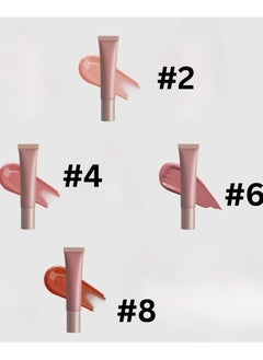 LACHAVA Lip Gloss Lip Oil Hydrating Smooth Gloss Tinted Lip Balm Transparent Lip Care Reduce Drying Moisturize Long Lasting Nourishing Non Sticky Fresh Texture & Dry Lips Care Plumper 08  - Image 4