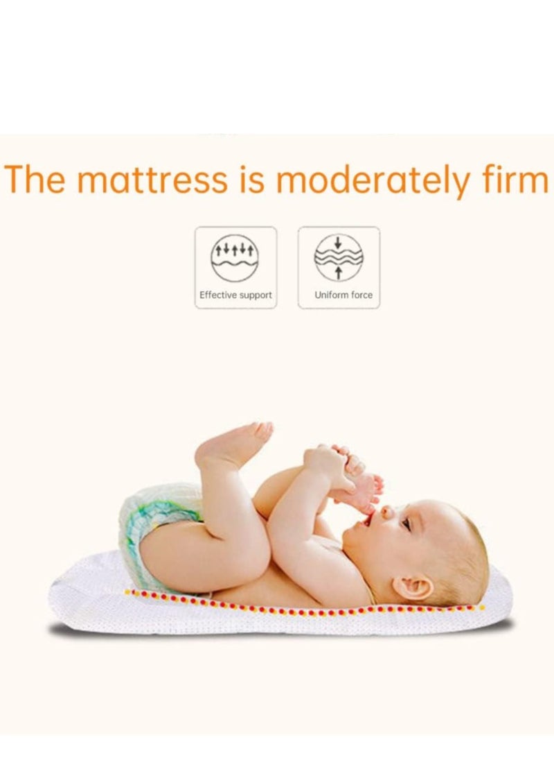 Relex Portable Baby Crib Bed, Foldable Travel Bassinet with Mosquito Net and Awning, Infant Newborn Sleeper Bed for Outdoor Shopping, Camping, Travel  - Image 5