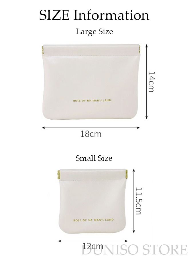 DUNISO Portable Digital Storage Bag Set Leather Data Cable Storage Bag Waterproof Electronic Organizer Pouch Bag for Data Cable Headphone Power Bank U Disk - Image 4