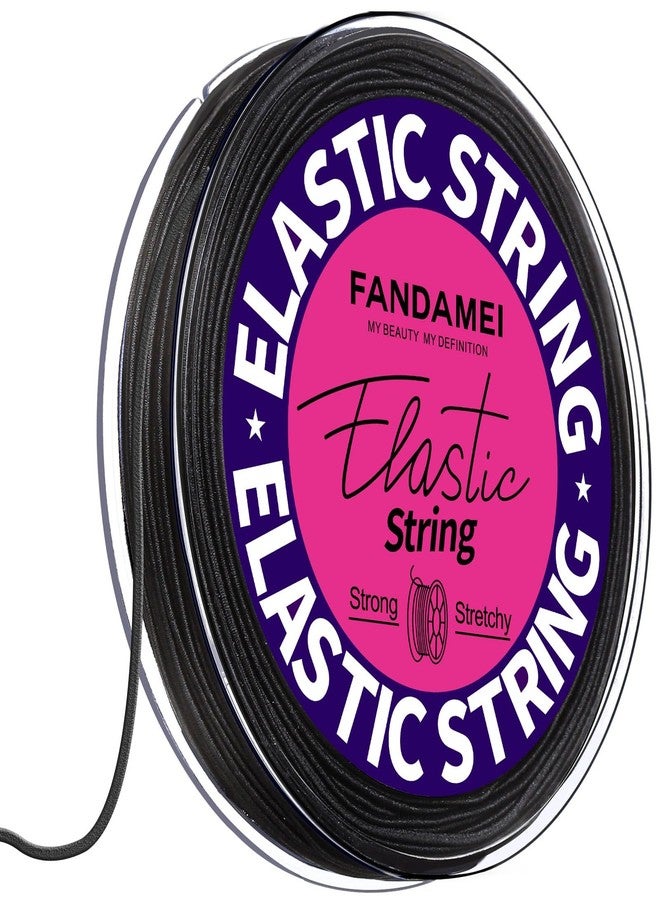 FANDAMEI 1mm Elastic String for Beading, Elastic Cord Stretchy for Bracelets Making, Stretch Bead Cord for Jewelry Making, Sturdy Thread for Bracelet Necklace Crafts Christmas DIY Elastic String Cord - Image 1