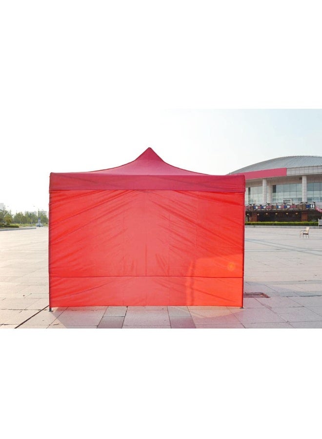 DEXO 3×3m Outdoor Canopy Tent with Steel Frame – Waterproof & UV-Protected Gazebo for Events, Parties, Markets, Camping & Garden, Red - Image 2