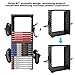 HONCAM Video Game Storage Tower for PS5 PS4 Xbox Nintendo Switch Games Universal Discs Organizers 24 PCS with 4 Controllers Holder Disk Box Stand Rack Accessories - Image 3