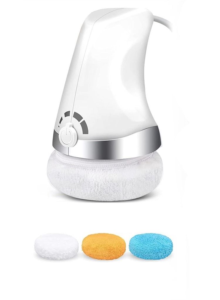 SYOSI Electric Cellulite Massager Body Sculpting Machine, Handheld Massager for Belly, Waist, Arms, and Legs, Includes 3 Skin Friendly Cloth Pads - Image 1