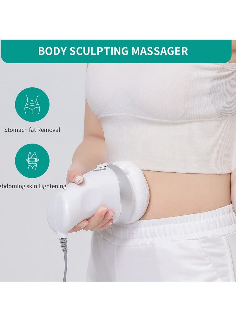 SYOSI Electric Cellulite Massager Body Sculpting Machine, Handheld Massager for Belly, Waist, Arms, and Legs, Includes 3 Skin Friendly Cloth Pads - Image 4