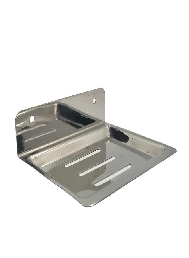 DLII® Premium Stainless Steel Soap Dish Holder | Wall-Mounted, Rust-Resistant, Sleek Space-Saving Design | Bathroom & Kitchen Soap Stand - Pack of 1 - Image 1