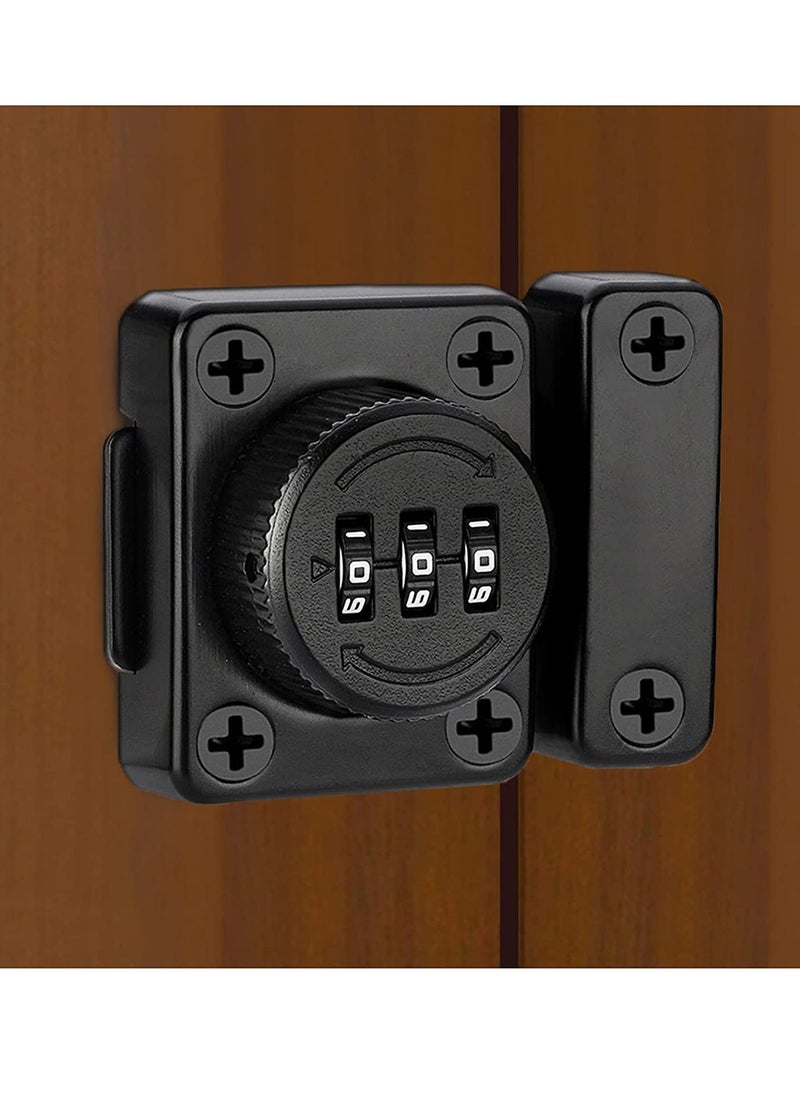 Y&D - Combination of Lock Mechanism Rotary Room Door Mechanical Office File Cabinet Sliding Buckle Surface-Mounted Old-Style - Image 1
